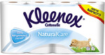 Бумага туалетная Kleenex Natural Care белая, 3 слоя, 8 рулонов