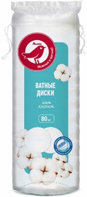 Ватные диски АШАН, 80 шт