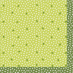 Салфетки Duni RICE GREEN бумажные 3-х слойные 33х33 см