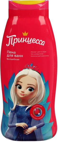 Пена для ванн «Принцесса», волшебная, 400 мл