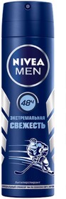Дезодорант-антиперспирант спрей мужской NIVEA Men Экстремальная свежесть, 150мл Россия, 150 мл