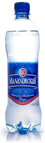 Вода питьевая Малаховская газированная 0,5 л.