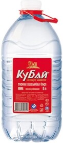Вода Кубай питьевая негазированная 5 л