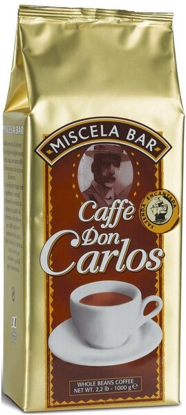 Кофе Carraro Don Carlos в зернах 1000 гр