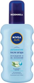 Спрей для тела Nivea Sun, освежающий, увлажнение после загара, с алоэ вера, 200 мл