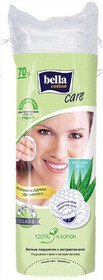 Ватные подушечки Bella Cotton Care с экстрактом алоэ, 70 шт