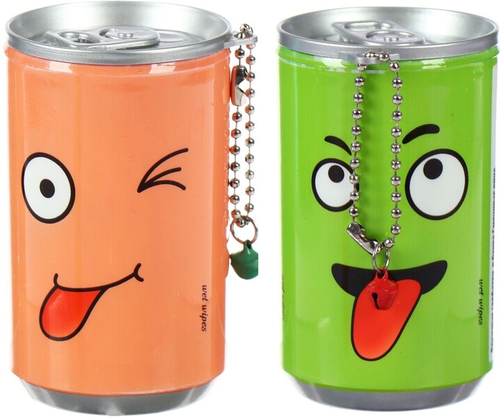 Влажные салфетки «Смешные лица», в банке, 29 шт.