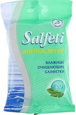 Влажные салфетки Salfeti, антибактериальные, 20 шт.