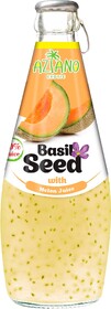 Нектар Aziano Дыни с семенами базилика 30% (Melon Juice with Basil Seed Drink)