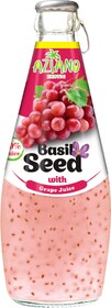 Нектар Aziano Виноград с семенами базилика 30% (Grape Juice with Basil Seed Drink)