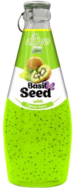 Нектар Aziano киви с семенами базилика 290 мл