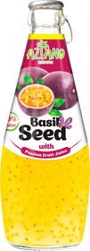 Нектар Aziano Маракуйи с семенами базилика 30% (Passion Fruit Juice with Basil Seed)