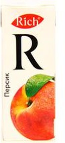 Нектар Rich персиковый 0.2л