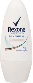 Дезодорант-антиперспирант роликовый женский REXONA Чистая защита, без запаха, 50мл Россия, 50 мл