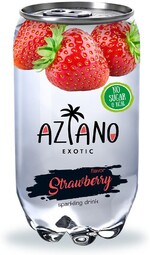 Газированный напиток Aziano Клубника 350 мл., ж/б