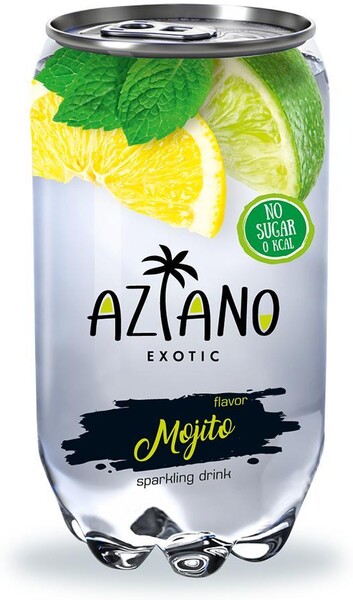 Газированный напиток Aziano Мохито 350 мл., ж/б