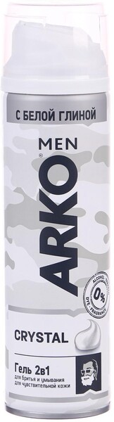 Гель для бритья Arko Crystal, 200 мл