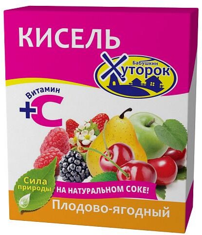 Кисель «Бабушкин Хуторок» плодово-ягодный, 180 г