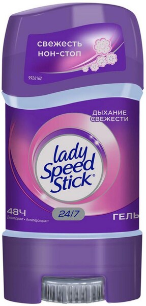 Дезодорант-стик женский LADY SPEED STICK 24/7 Дыхание свежести, 65г США, 65 г