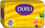 Крем-мыло DURU 1+1 Манго и персик, 80г Малайзия, 80 г