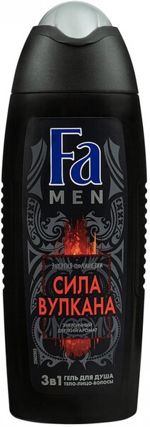 Гель для душа мужской FA Men Энергия Полинезии Сила Вулкана, 250мл Россия, 250 мл