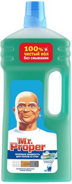 Чистящее средство Mr.Proper универсальное горный ручей и прохлада, 1,5 л