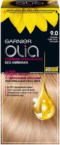 Краска для волос GARNIER Olia 9.0 Очень светло-русый, без аммиака, 245г Бельгия, 245 г