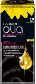 Краска для волос GARNIER Olia 3.0 Темно-каштановый, без аммиака, 245г Бельгия, 245 г