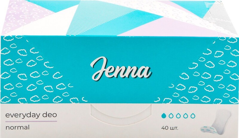 Прокладки ежедневные JENNA Everyday Deo Normal, 40шт Россия, 40 шт