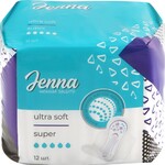 Прокладки гигиенические JENNA Ultra Soft Super, 12шт Россия, 12 шт