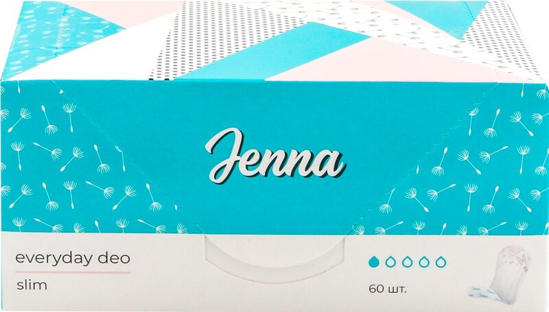 Прокладки ежедневные JENNA Everyday Deo Slim, 60шт Россия, 60 шт