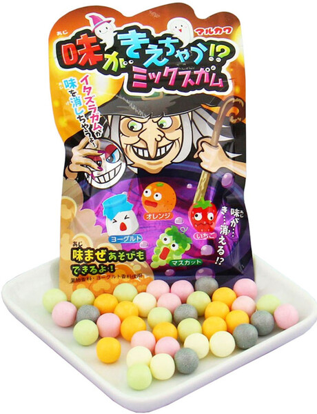 Жевательная резинка Марукава Колдунья, ассорти с меняющимся вкусом / Япония, 47 г.