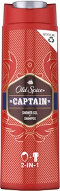 Гель-шампунь для душа Old Spice Captain 2в1, 400 мл