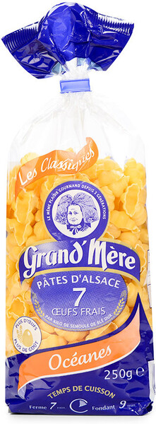 Макаронные изделия Grand Mere oceanes ракушки яичные, 250 г
