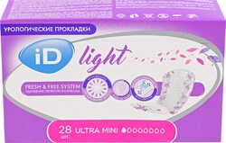 Прокладки урологические iD Light Ultra Mini, 28 шт.