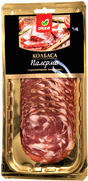 Колбаса полусухая ОКЕЙ Палермо 100г