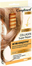 Концентрат д/волос Compliment Expert+ для восстановления поврежденных волос и секущихся кончиков 8*5мл