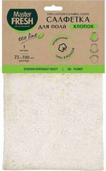 Салфетка д/пола Master Fresh  Eсо Lino 75*100см,  хлопок 100% 1шт, р XXL