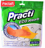 Салфетки губчатые Paclan Practi Eco Absorb 18х18см, 2 шт