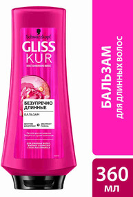 Бальзам для волос GLISS KUR Безупречно длинные, 400мл Россия, 400 мл
