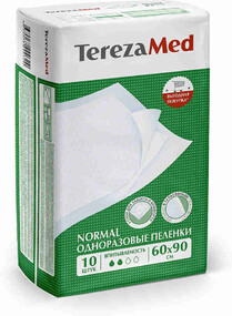 Пеленки впитывающие одноразовые TEREZA MED Normal 60x90см, 10шт