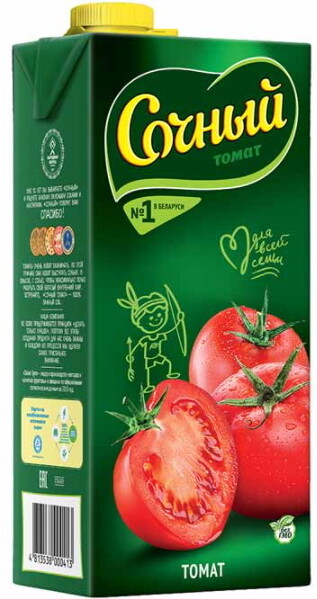 Сок Томатный 2л. Сочный томат