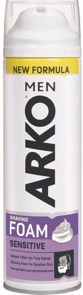 Пена для бритья Arko Men Extra Sensitive для чувствительной кожи, 200 мл