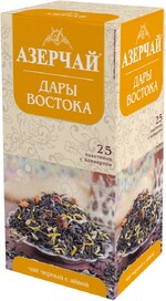 Чай черный Азерчай Дары восток с айвой, 25×1,8 г