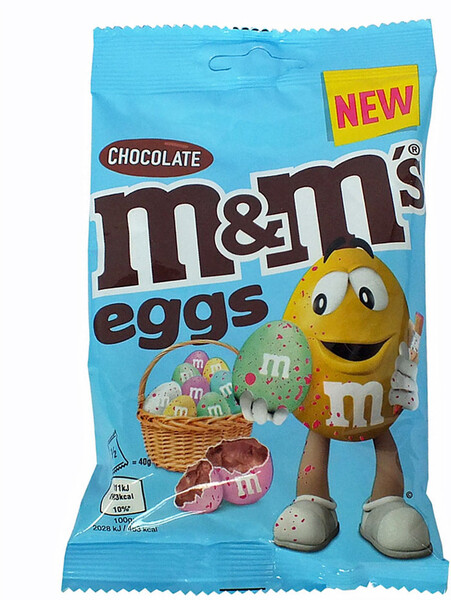 Шоколадное яйцо M&M's Пасхальные яйца, 80 г