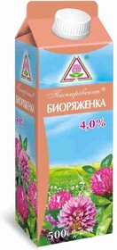 БЗМЖ Биоpяженка Пискарёвская 4% 500г пюр-пак