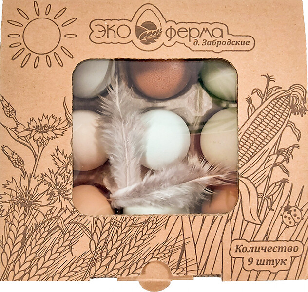 Яйцо куриное эко-ферма 