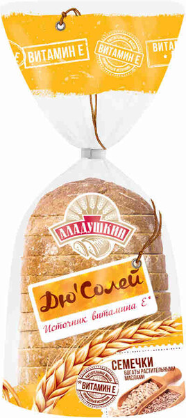 Хлеб Аладушкин Дю'Солей подовый в нарезке 350 г