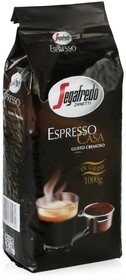 Кофе зерновой SEGAFREDO Espresso Casa натуральный жареный, 1кг Польша, 1000 г