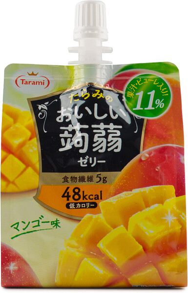 Желе фруктовое Tarami питьевое из конняку со вкусом манго 150 г Япония